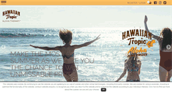 Desktop Screenshot of hawaiian-tropic.co.uk